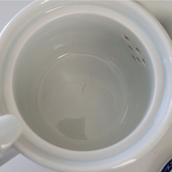 Oriental Asian Blue Floral Tea Creamer Cups Set #1141 - Picture 11 of 16